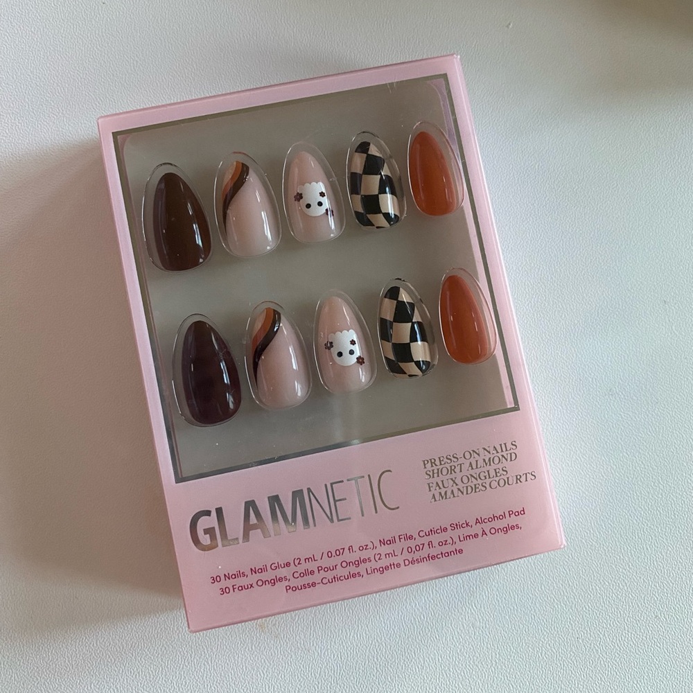 Fall Boo Brand New Glamnetic Press On Nails